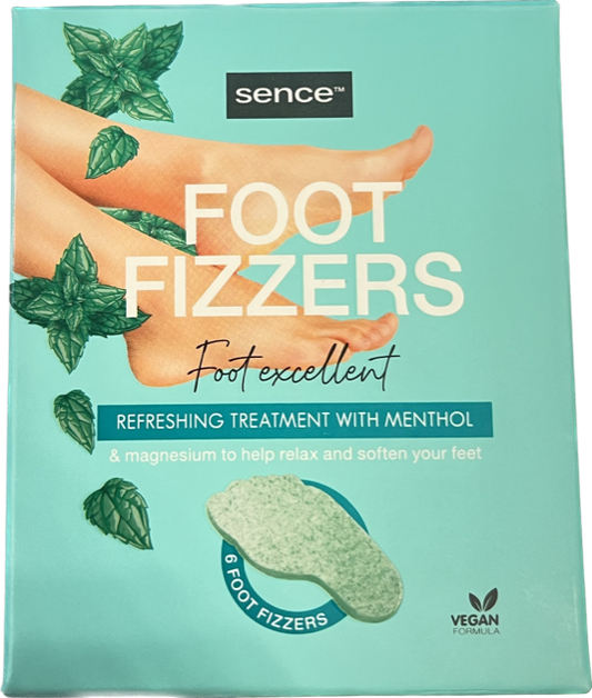 SENCE FOOT FIZZERS 6 PCS MET MENTHOL