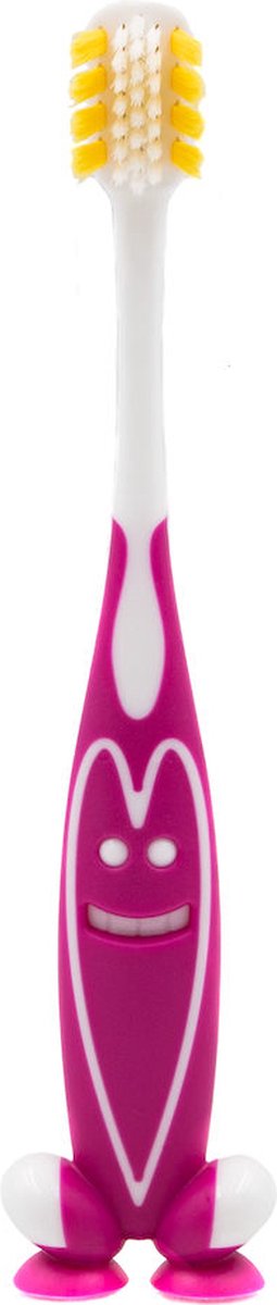 BETTER TOOTHBRUSH TANDENBORSTEL SOFT KIDS 1-6 JAAR SMILEY ROZE