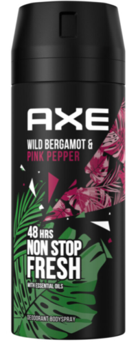 AXE DEODORANT SPRAY BERGAMOT & PINK PEPPER 150ML