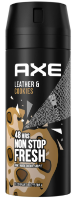 AXE DEODORANT SPRAY LEATHER & COOKIES 150ML