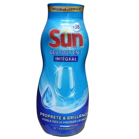 SUN VAATWAS ALL IN 1 TURBO GEL 36 SC. 720 ML