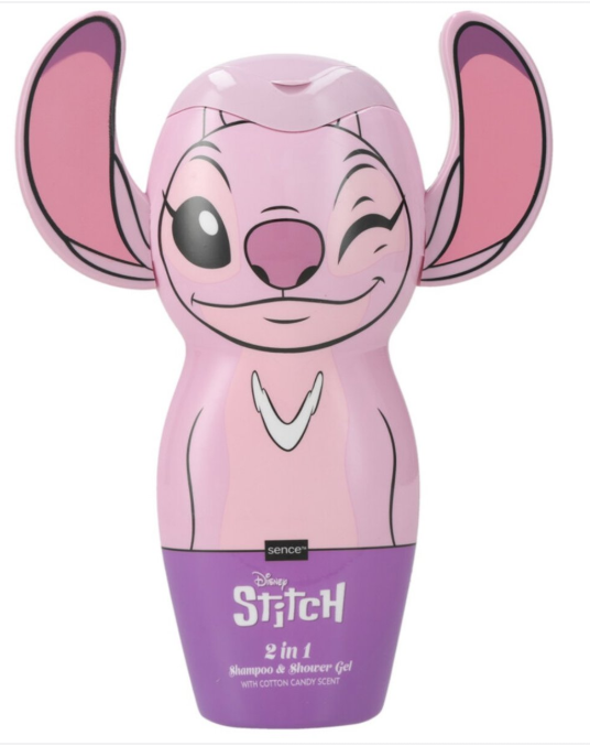 DISNEY STITCH ANGEL 2IN1 SHAMPOO & DOUCHEGEL 300ML 3D