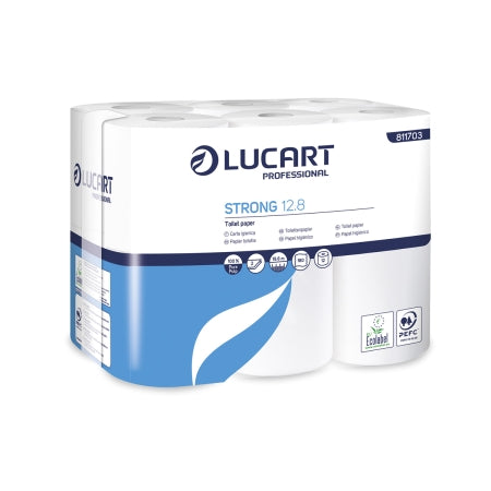TOILETPAPIER STRONG LUCART 2-L         8 X 12 ROLLEN (811703)