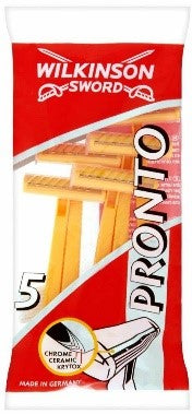 WILKINSON WEGWERPSCHEERMESJES 5ST PRONTO (1 MES)