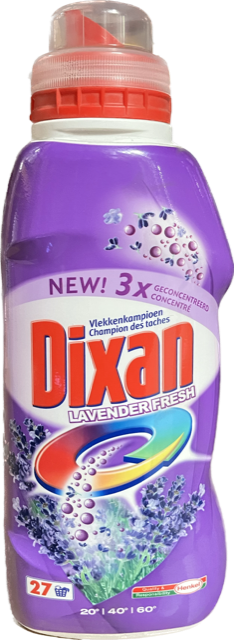 DIXAN LIQUID DETERGENT 27 SC. 1L LAVENDER FRESH