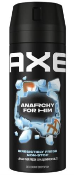 AXE DEO SPRAY 150ML ANARCHY