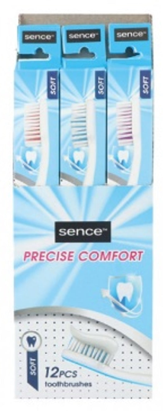 SENCE TANDENBORSTELS 12PCS PRECISE COMFORT SOFT