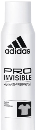ADIDAS DEODORANT SPRAY PRO INVISIBLE 200ML