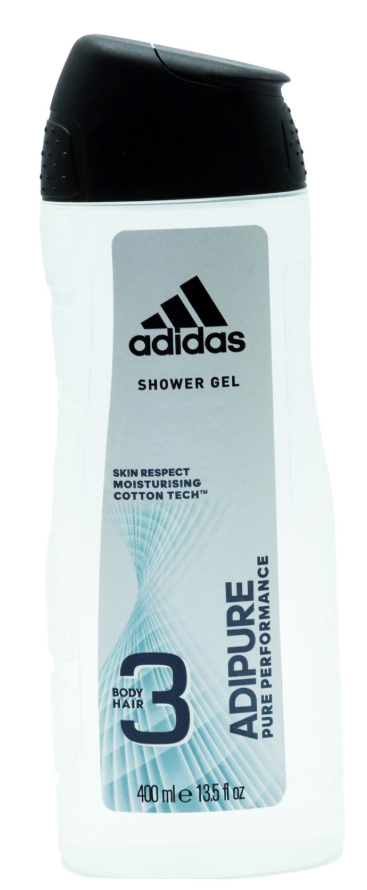 ADIDAS DOUCHE & SHAMPOO ADIPURE PURE PERFORMANCE 400ML