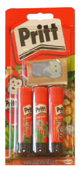 PRITT LIJM 3 ST                         3 X 11 GR