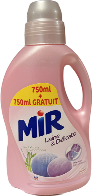 MIR VLOEIBAAR WASMIDDEL 1,5 L 25 SC.WOL & DELICAAT