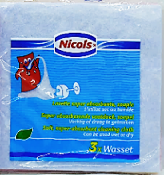 NICOLS VAATDOEK WASSET 3 X
