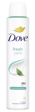 DOVE DEO SPRAY 200ML FRESH CARE