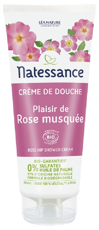 NATESSANCE DOUCHE 200ML PLAISIR DE ROSE MUSQUÉE