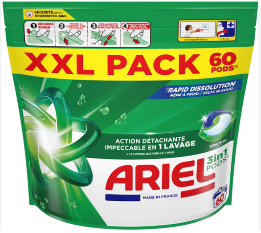 ARIEL WASMIDDEL PODS 60ST 3IN1 ORIGINAL