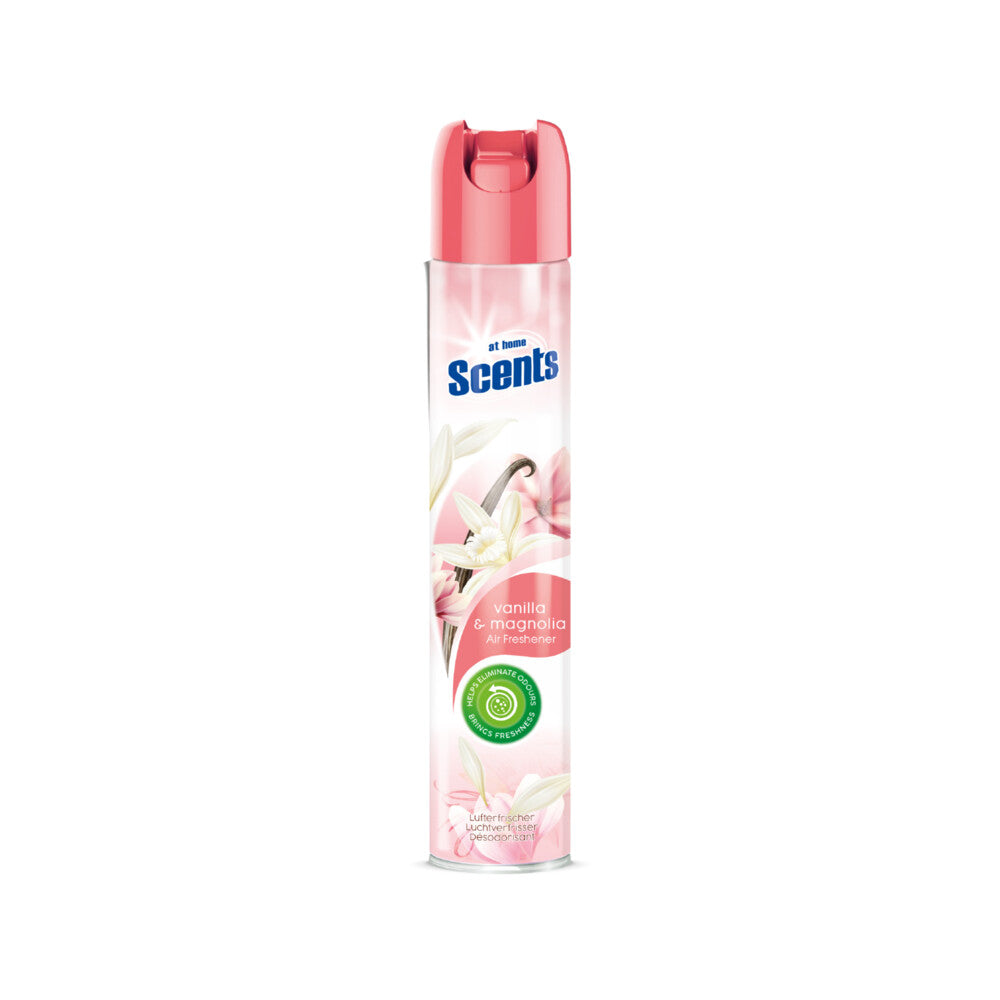 AT HOME SCENTS LUCHTVERFRISSER VANILLA AND MAGNOLIA 400ML