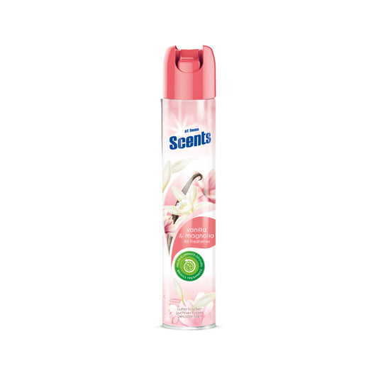 AT HOME SCENTS LUCHTVERFRISSER VANILLA AND MAGNOLIA 400ML