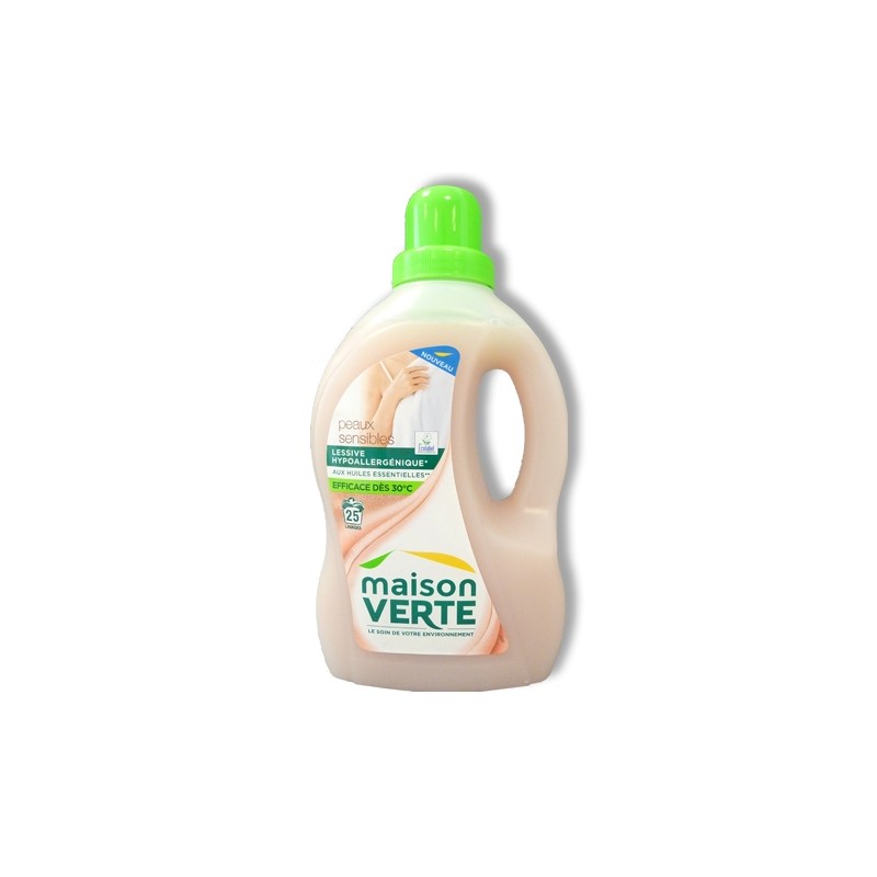 MAISON VERTE VLOEIBAAR WASMIDDEL 1,5 L 25 SC. GEVOELIGE HUID