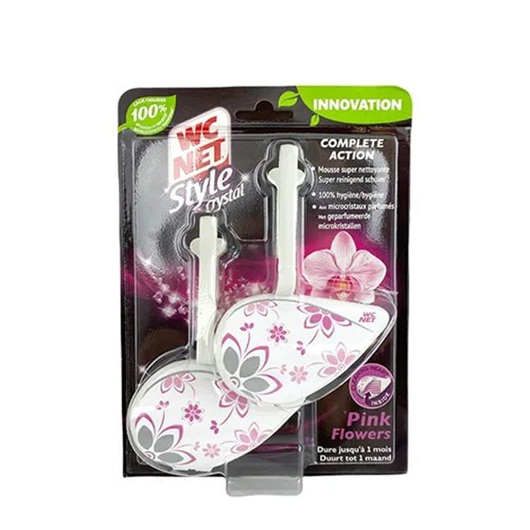 WC NET WC HANGER 36,5G PINK FLOWERS 2 ST
