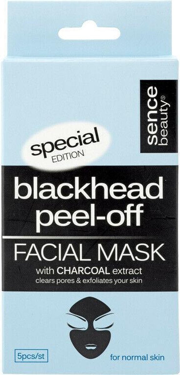 SENCE BEAUTY BLACKHEAD PEEL-OFF MASK    5 X 8 GR
