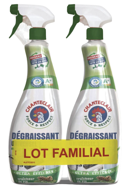 CHANTECLAIR ONTVETTER UNIVERSEEL DEN LOT DE 2 X 625ML