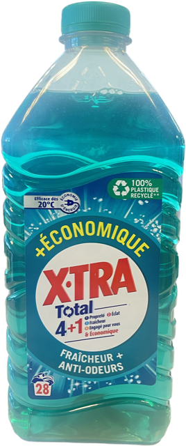 X-TRA VLOEIBAAR WASMIDDEL FRAICHEUR + ANTI-ODEURS 28SC 1,26L