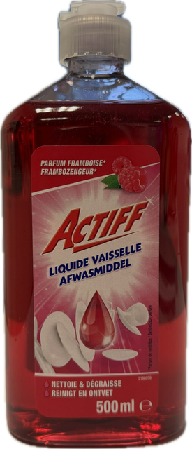 ACTIFF AFWASMIDDEL FRAMBOOS 500ML