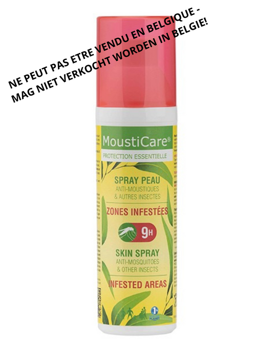 MOUSTICARE ANTI-INSECTENSPRAY ZONES INFESTEES 75ML 9H