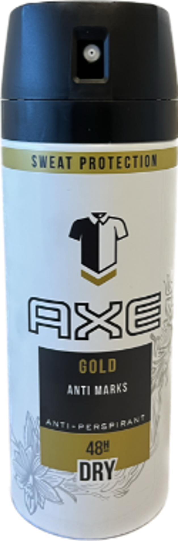 AXE DEODORANT 150ML GOLD ANTI MARKS