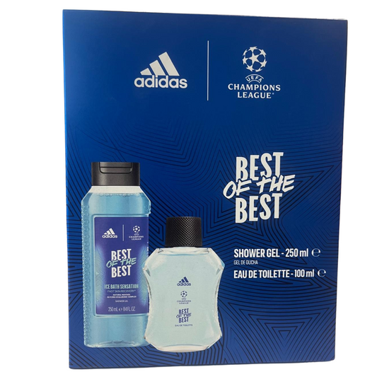 ADIDAS GIFTSET BEST OF THE BEST DOUCHE 250ML + EAU DE TOILETTE 100ML