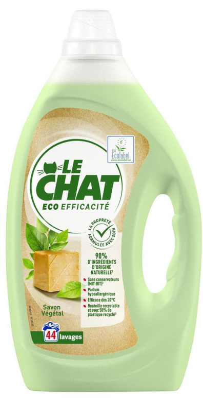 LE CHAT VLOEIBAAR WASMIDDEL ECO EFFICACITE SAVON VEGETAL 1,89L 44SC