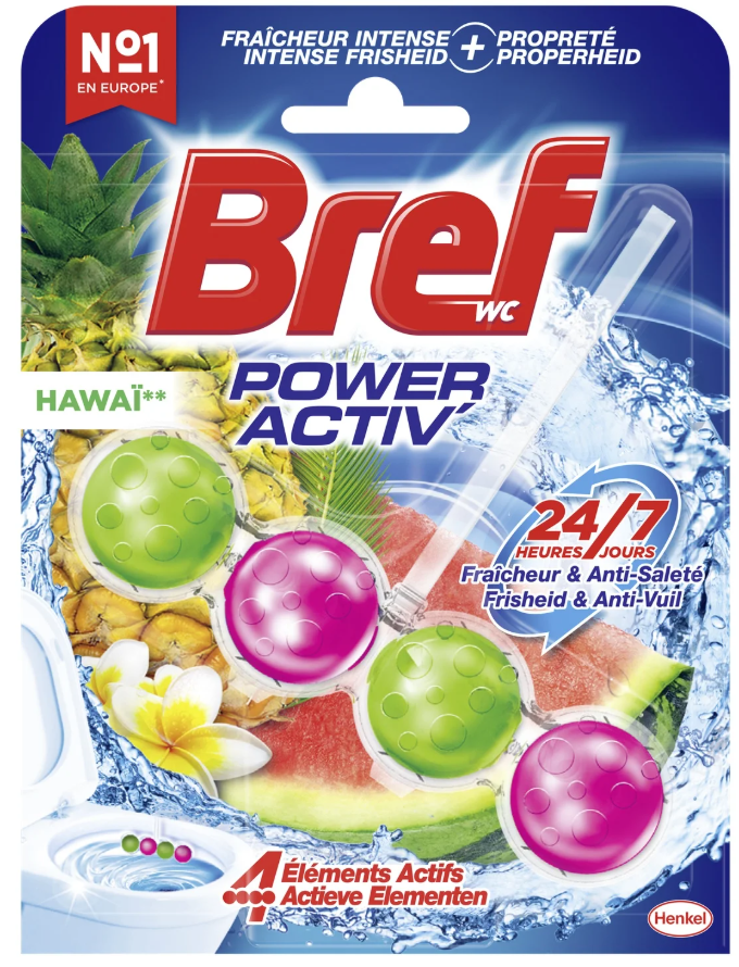 BREF WC HANGER POWER ACTIV HAWAII 50GR