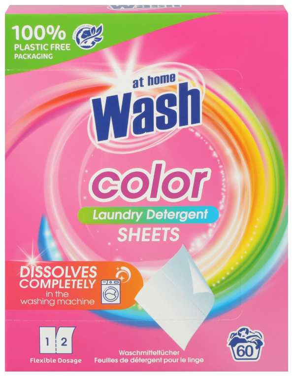AT HOME WASH WASMIDDELDOEKJES 30ST COLOR