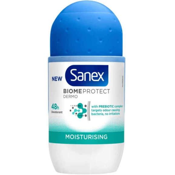SANEX DEO ROLLER 50ML BIOME PROTECT      MOISTURISING