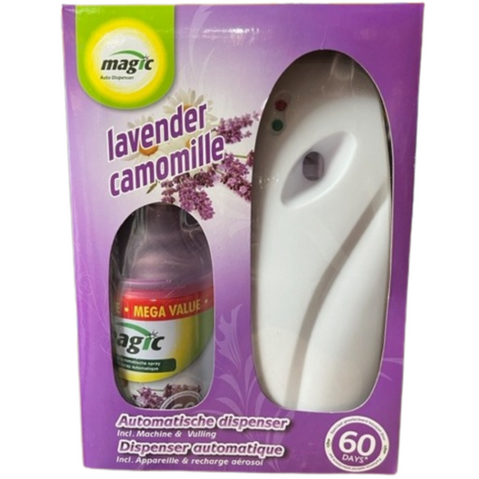 MAGIC ONTGEURAPPARAAT + LUCHTVERFRISSER 300 ML  LAVENDEL