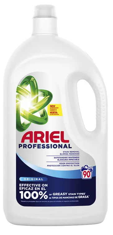 ARIEL PROFESSIONAL VLOEIBAAR WASMIDDEL ORIGINAL 90SC 4,05L