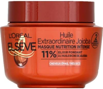 L'OREAL ELSEVE MASQUE HUILE JOJOBA 310ML CHEVEUX EPAIS