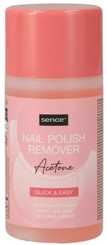 SENCE NAIL POLISH REMOVER 150ML ACETONE BASIC