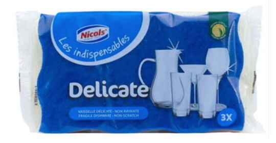 NICOLS SPONSEN DELICATE 3ST NON SCRATCH (511576)