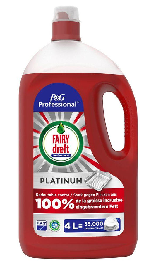 DREFT FAIRY PROFESSIONAL AFWASMIDDEL 4L PLATINUM