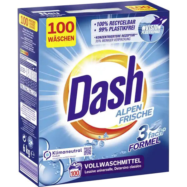DASH WASPOEDER 100SC 6KG ALPEN FRISCHE