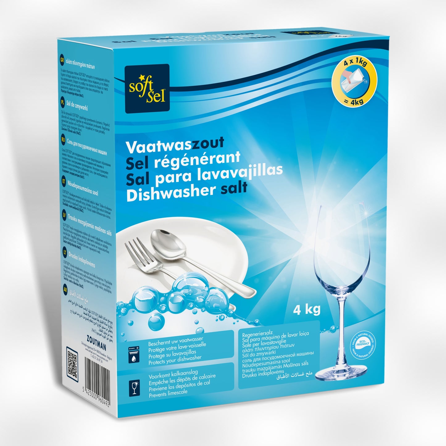 SOFTSEL VAATWASZOUT 4X1KG