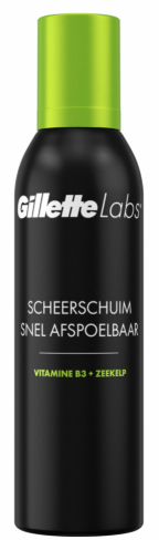 GILLETTE LABS SCHEERSCHUIM SNEL AFSPOELBAAR 240ML
