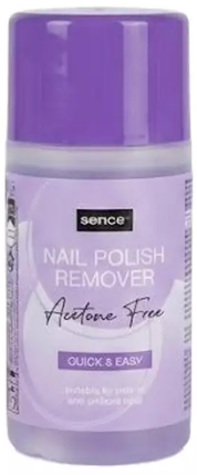 SENCE NAIL POLISH REMOVER 150ML ACETONE FREE BASIC