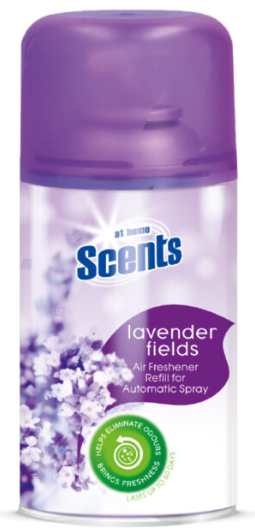 AT HOME SCENTS LUCHTVERFRISSER REFILL SPRAY 250ML FRESH LAVENDEL