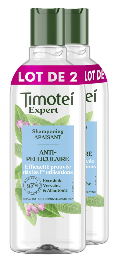 TIMOTEI EXPERT SHAMPOO ANTI ROOS 2X300ML