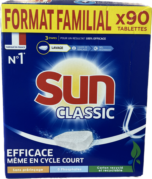 SUN CLASSIC 90 VAATWASTABLETTEN