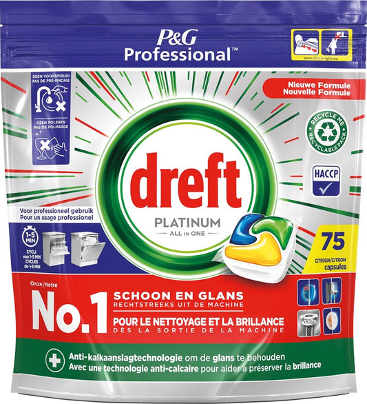 DREFT VAATWASTABS PLATINUM 75ST CITROEN