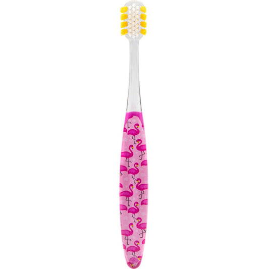 BETTER TOOTHBRUSH TANDENBORSTEL SOFT KIDS 4-10 JAAR FLAMINGO