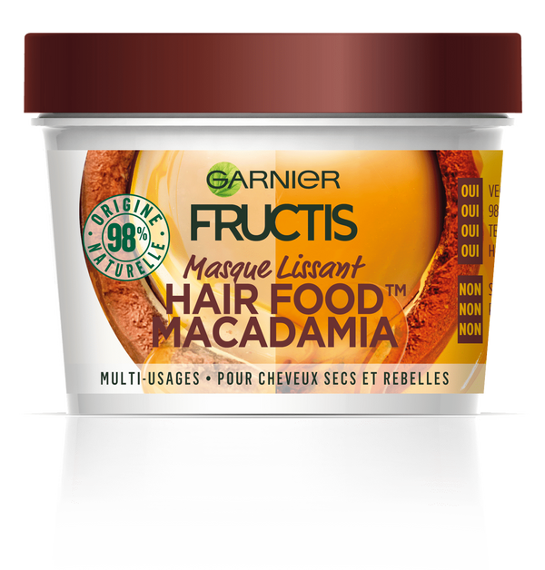 GARNIER FRUCTIS HAARMASKER 390ML HAIR FOOD MACADAMIA